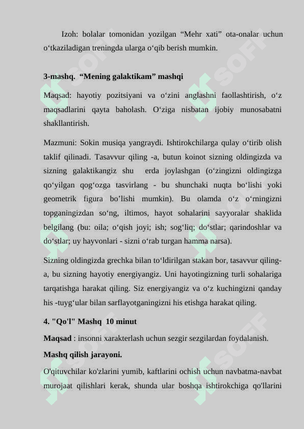 O'SMIR VA OILA MUNOSABATLARIDAGI OTA ONA VA BOLA MUNOSABATINI MEYORLASHTIRISH BOYICHA KONSULTATATIV YORDAM BERISH 4