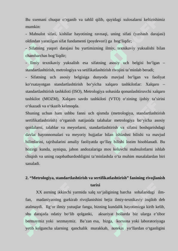 Metrologiya bo‘yicha asosiy tushunchalar va ta’riflarni o‘rganish 4