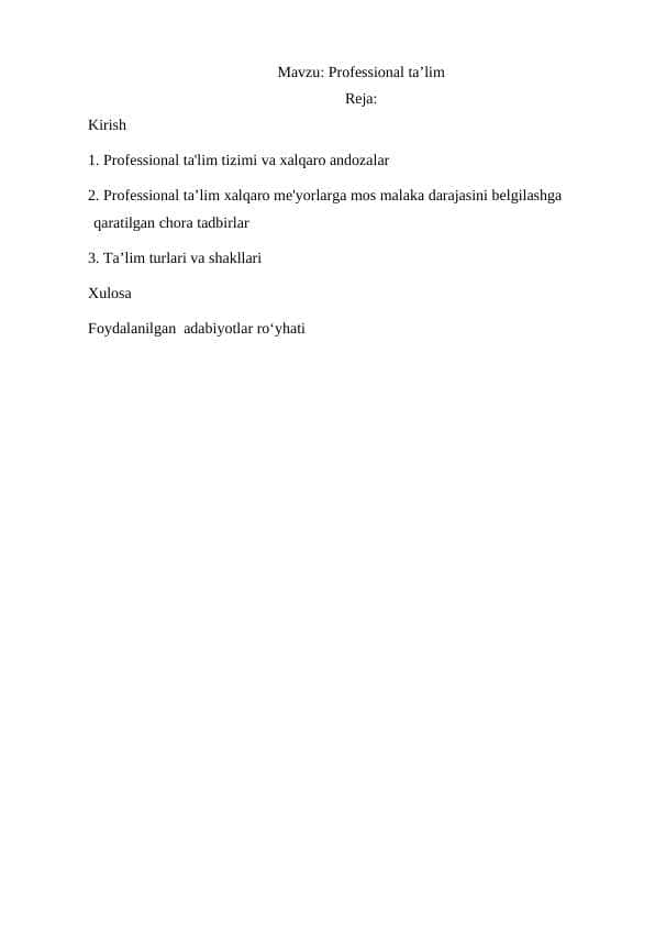 Professional ta’lim 1