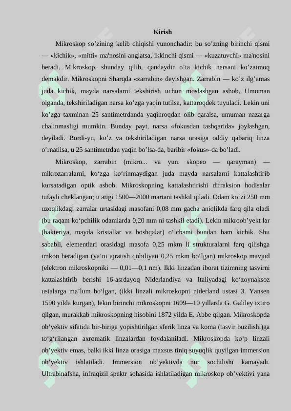 Mikroskopni tuzilishini o'rganish 3