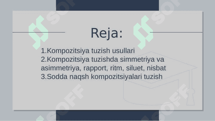 Naqsh kompozitsiyasi ustida ishlash 2