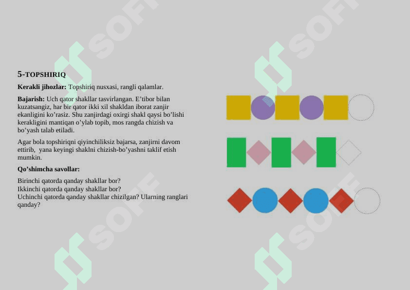 Bolalarda elementar matematik tasavvurlarni shakllantirish topshiriqlar to'plami (3-4 yosh) 8