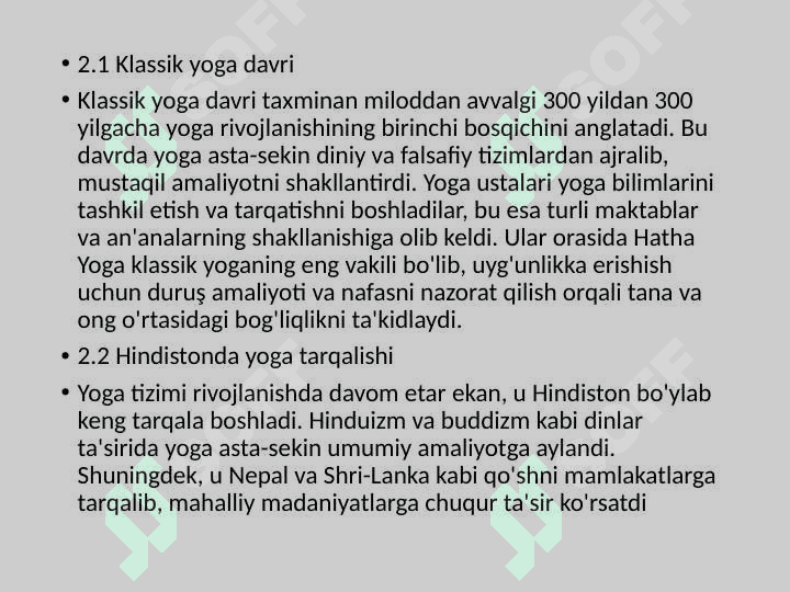 Yoga usuli kelib chiqishi va rivojlanishi 4