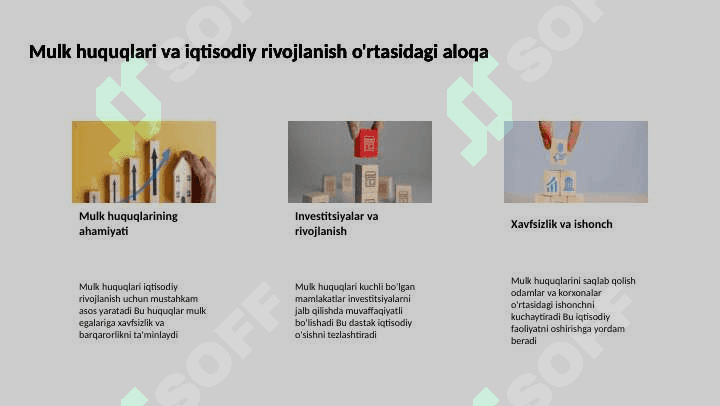 Mulk huquqlari nazariyasi va mulkchilik shakllarining rivojlanish evolutsiyasi 4