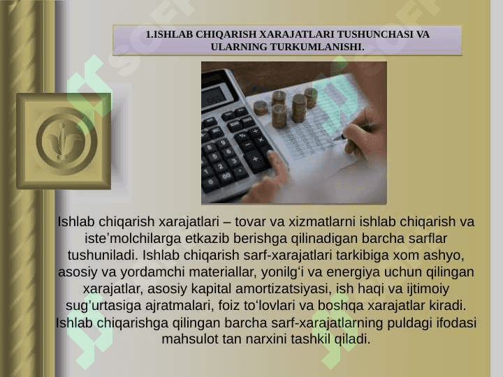 Korxonaning aylanma mablag’lari 3