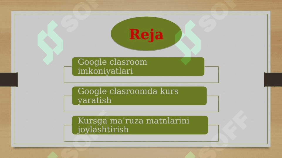 Google clasda  kurs yaratish va unga talablarni ulash 2