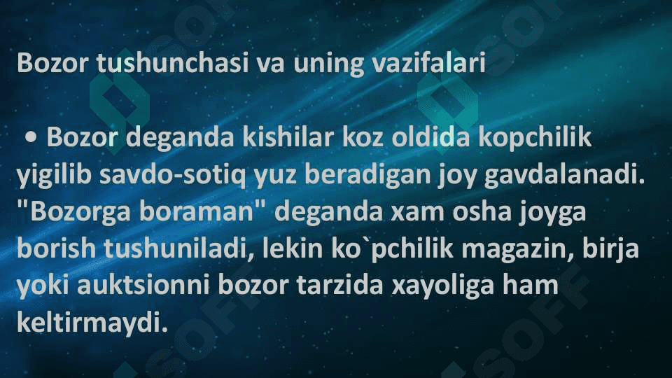 Bozor tuzilmalari tushunchasi va tasnifi 3