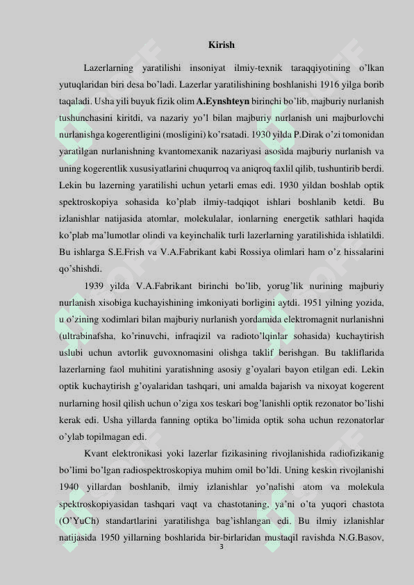 YARIM O`TKAZGICHLI LAZERLAR 3