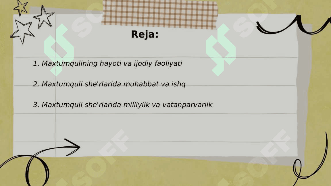 Maxtumquli she'rlari tahlili 2