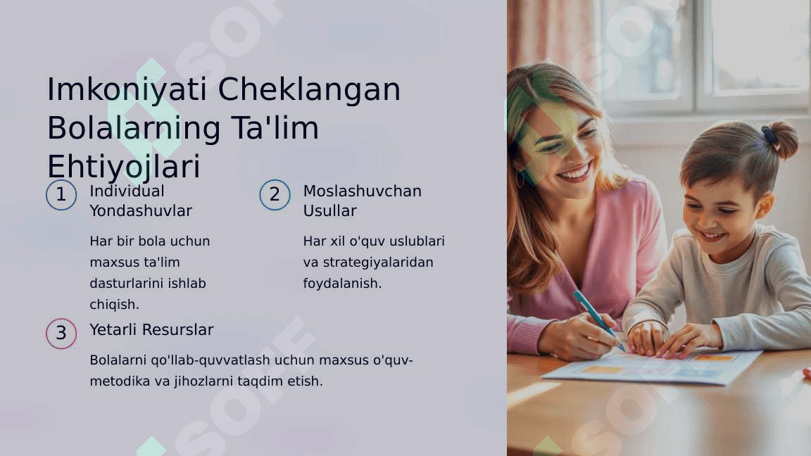 Imkoniyati Cheklangan Bolalar uchun Samarali Inkluziv Ta'lim 3