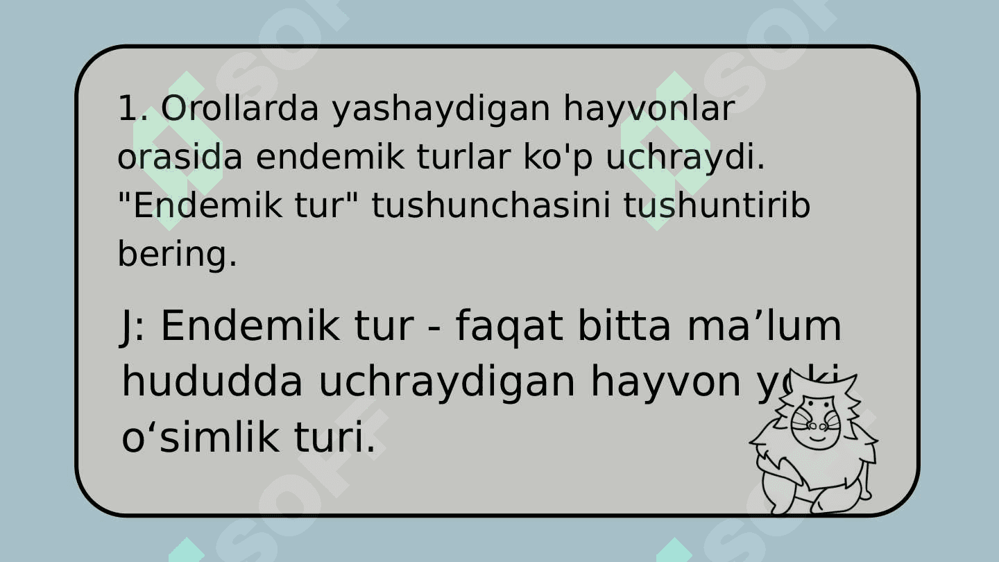 Orollar faunasi 2