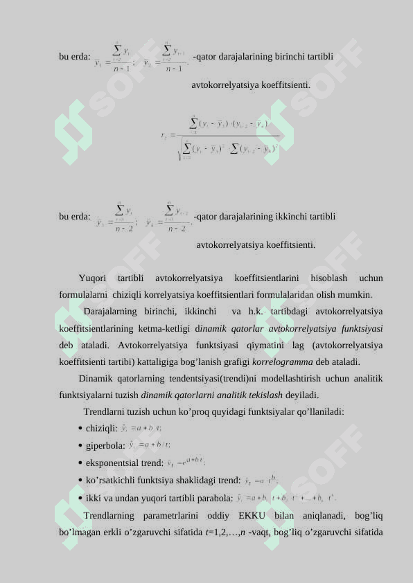 Additiv va multiplikativ ekonometrik modellarni tuzish. 3
