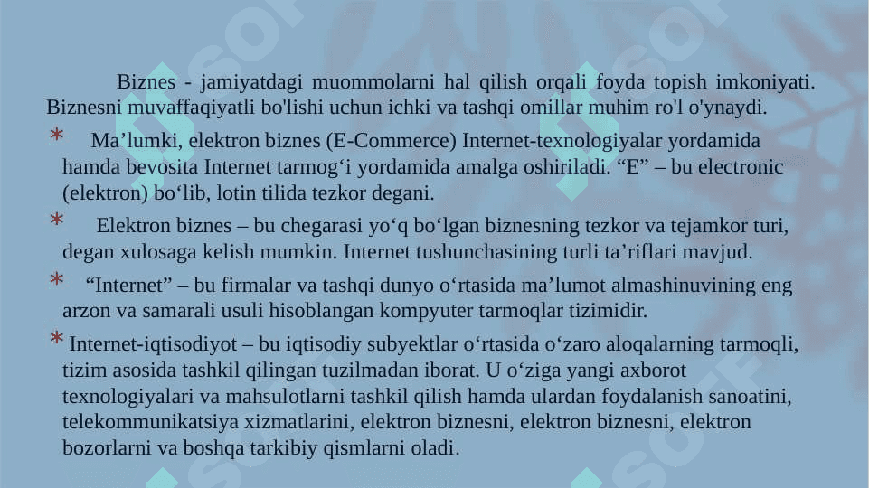 RIVOJLANGAN MAMLAKATLARDA ELEKTRON BIZNESNING HOLATI TAHLILI 3