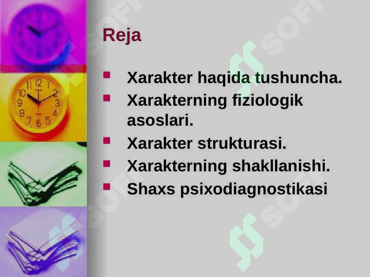 Shaxs xarakteri va xususiyatlari 2
