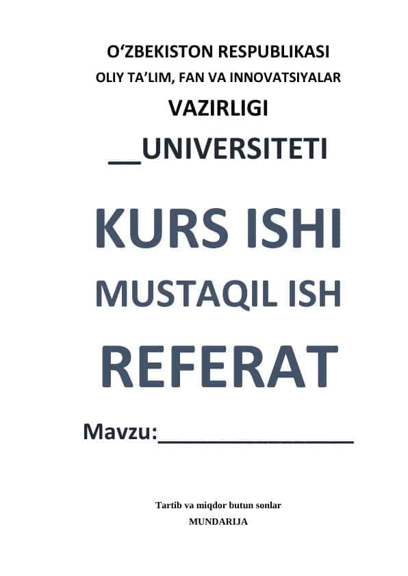 Tartib va miqdor butun sonlar 1