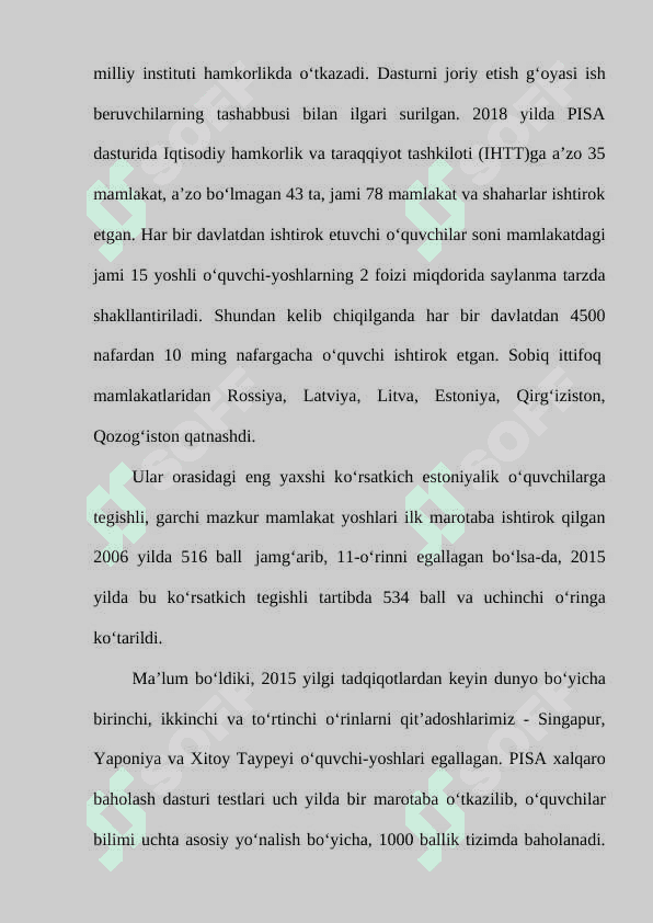ta'lim sifatini baholash bo'yicha xalqaro tadqiqotlar 4