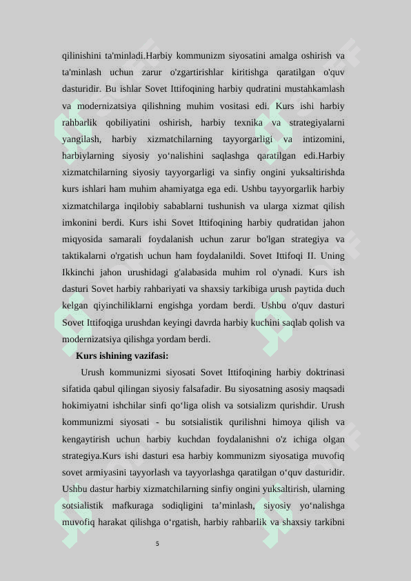 Harbiy komunizm siyosat 5