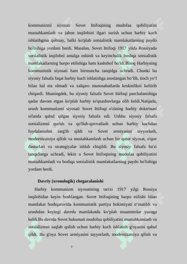 Harbiy komunizm siyosat 7