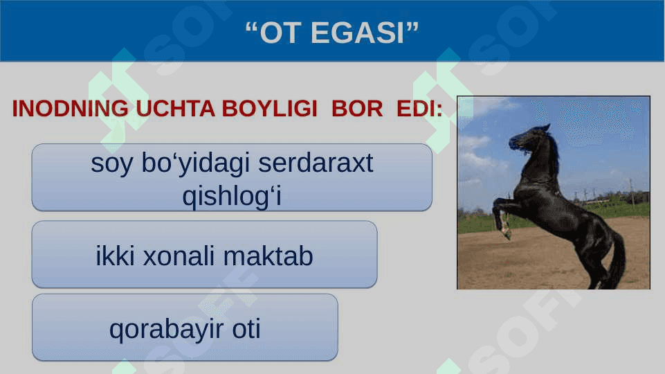 "Ot egasi" Shukur Xolmirzayev 4