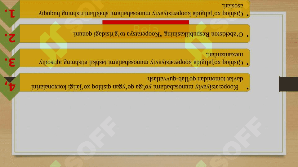 Qishloq xo'jaligida kooperatsiyaviy munosabatlarni shakllantirishning huquqiy-iqtisodiy asoslari 2