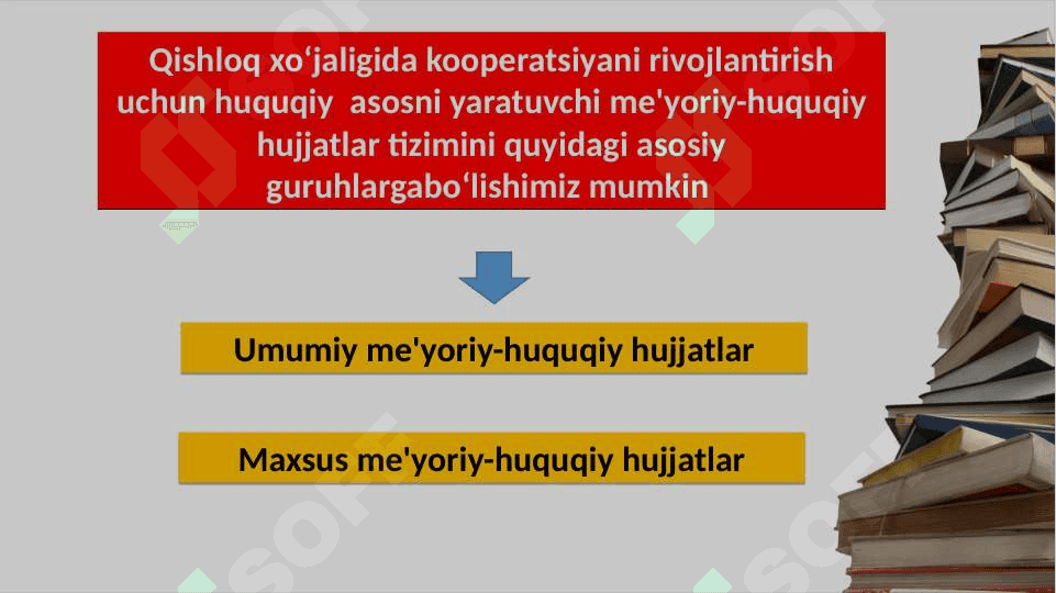 Qishloq xo'jaligida kooperatsiyaviy munosabatlarni shakllantirishning huquqiy-iqtisodiy asoslari 4