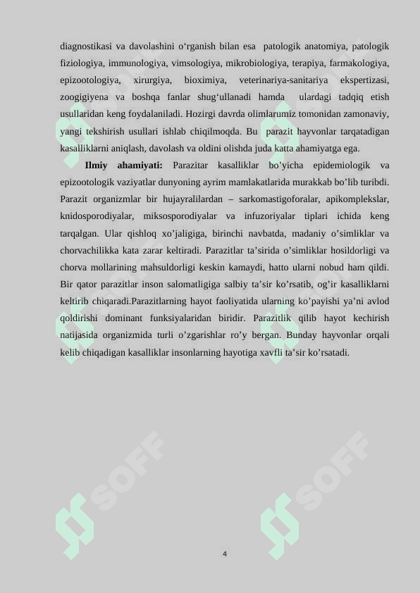 Kasallik qo‘zg‘atuvchi bir hujayralilar. 4