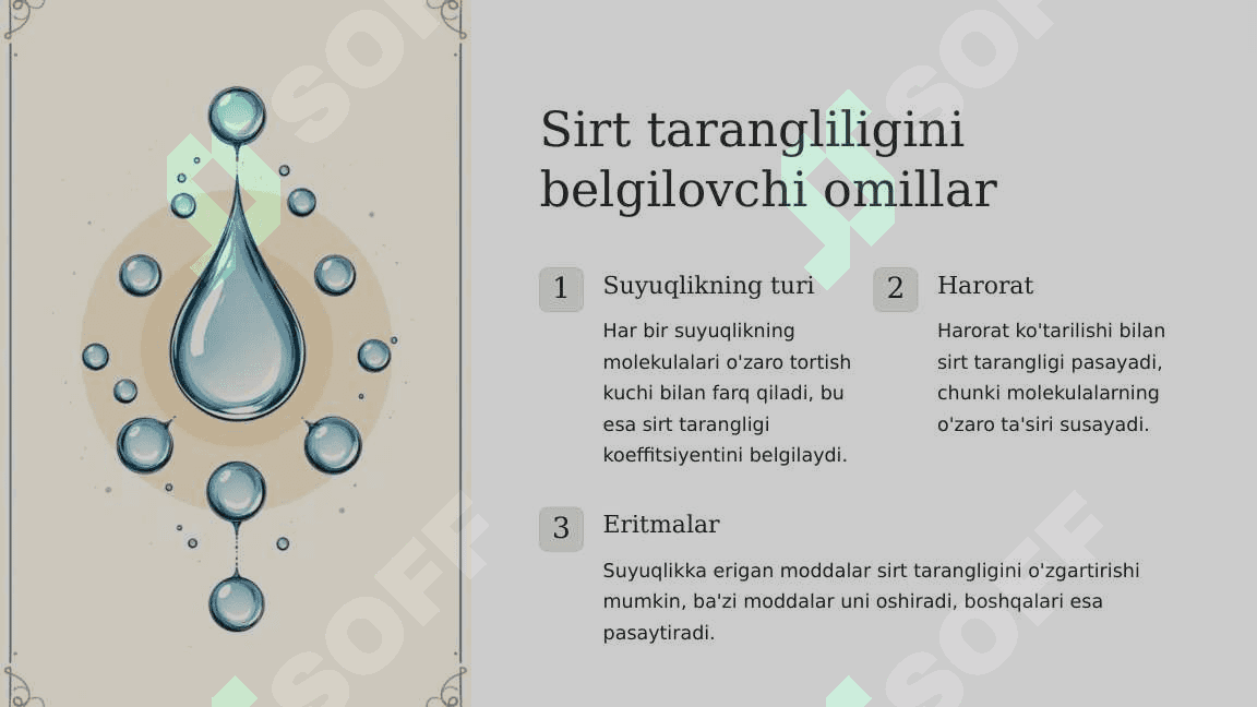 Suyuqliklarning sirt tarangligi. Havo va gaz emboliyasi 4