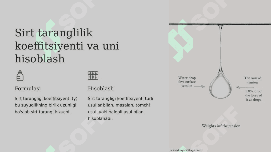 Suyuqliklarning sirt tarangligi. Havo va gaz emboliyasi 6