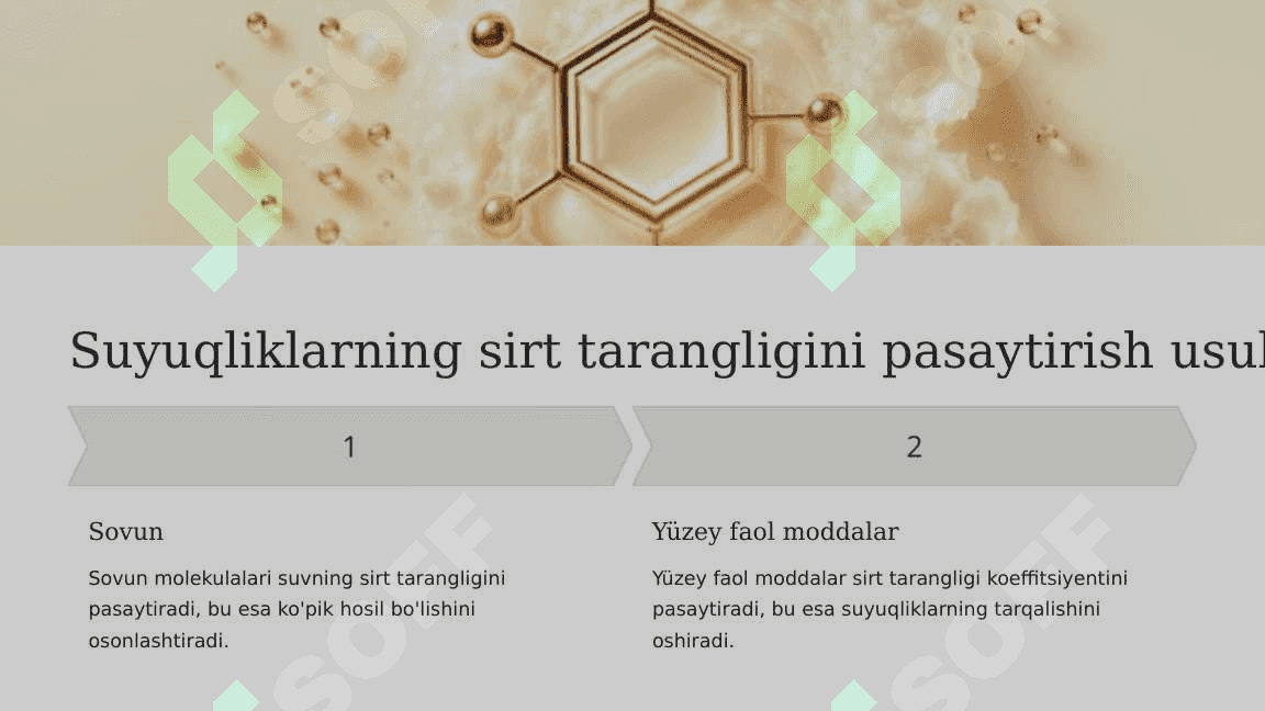 Suyuqliklarning sirt tarangligi. Havo va gaz emboliyasi 8