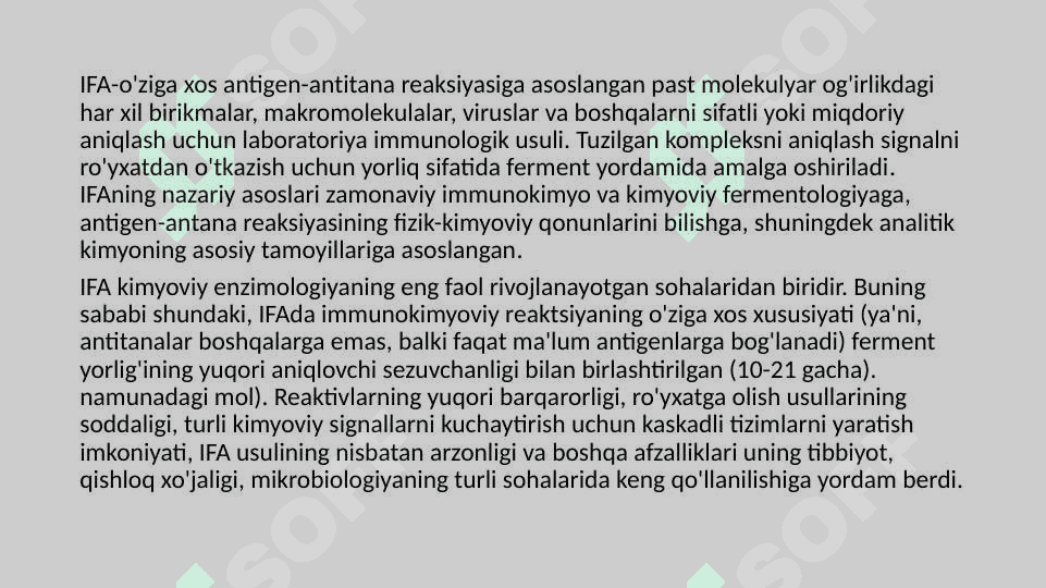 IFA va PZR analizatorining tibbiyotdagi ahamiyati 3