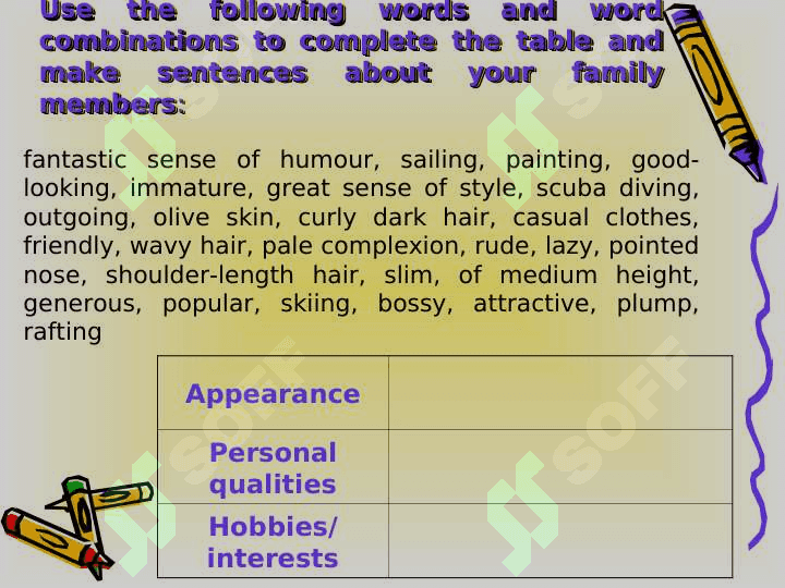 DESCRIBING  PEOPLE 3
