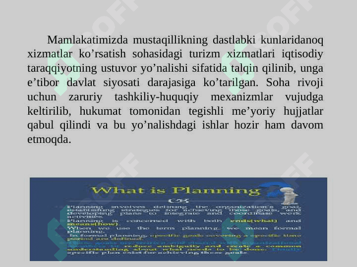 Mehmonxona xo‘jaligini rejalashtirishning tashkiliy mexanizmi 2