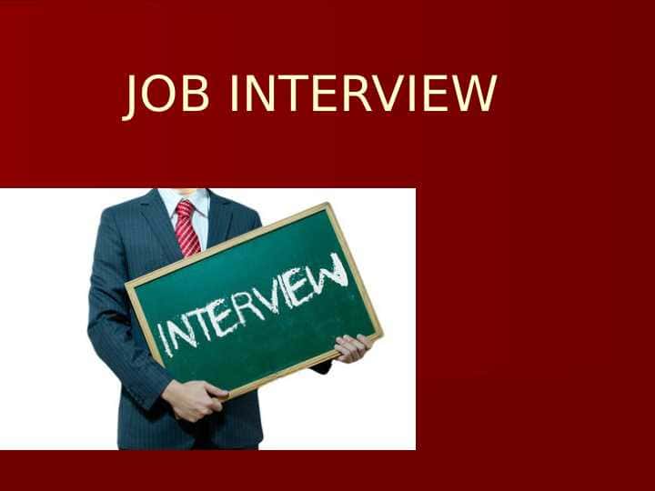 JOB INTERVIEW