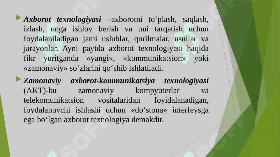 Axborot texnologiyasi tushunchasi va klassifikatsiyasi 3