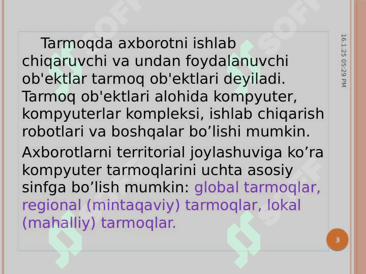 Internet tarmoqlarida axborot makoni haqida tushuncha berish. Elektron pochtalar bilan ishlashni o‘rgatish. 3