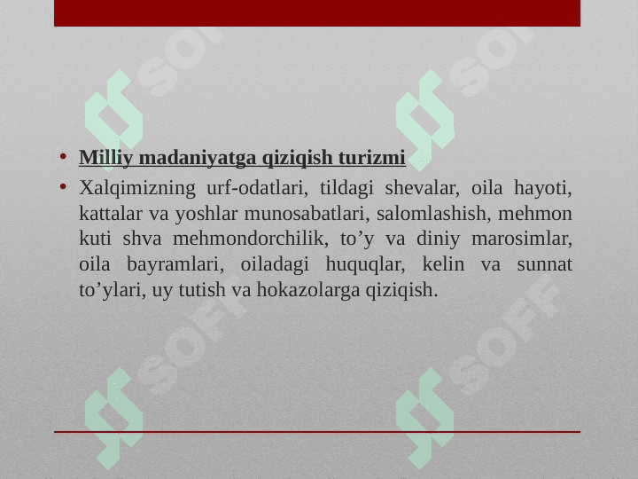 Xalqaro turizmning maxsus turlari 3