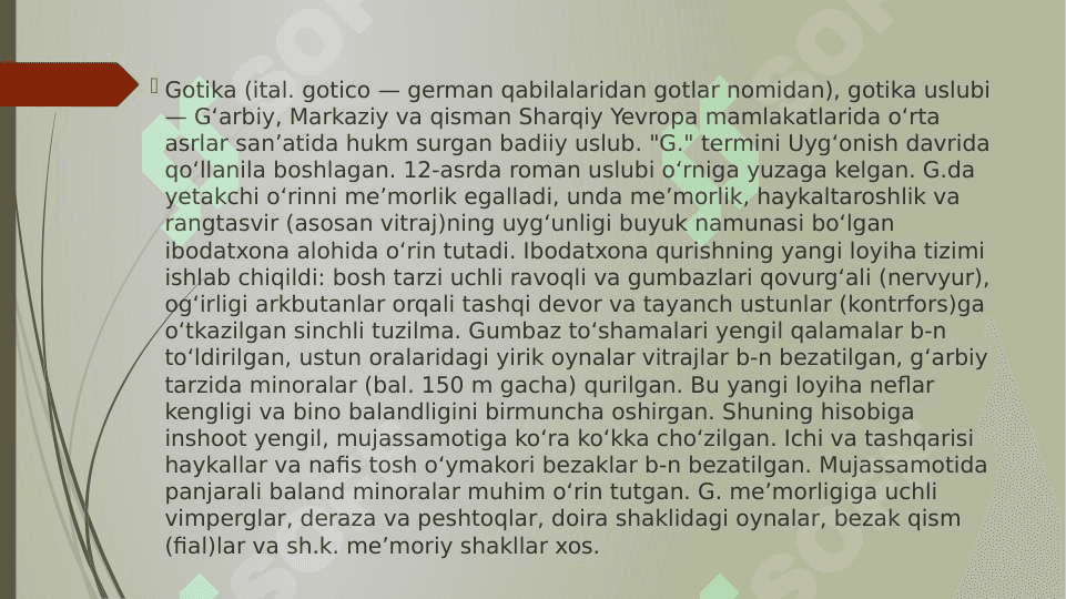 Gotika uslubi 4