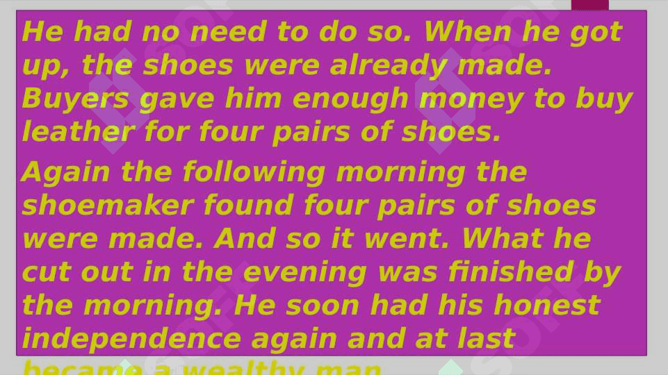 The Shoemaker and the Elves 6