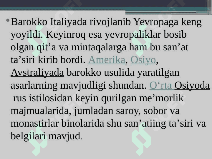Barokko uslubi 7