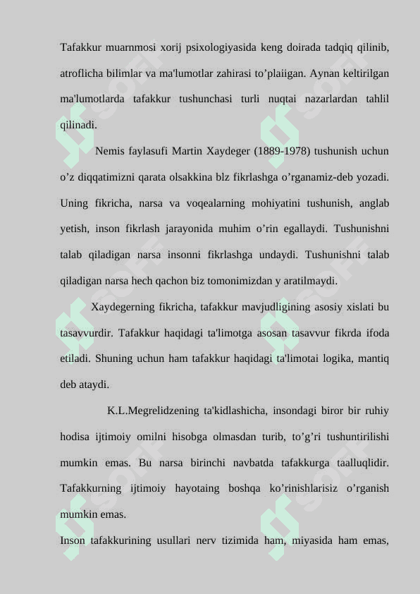 Tafakkur borasidagi psixologik nazariyalar 3
