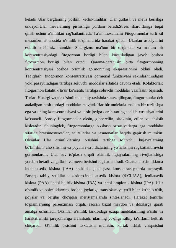 TABIIY O‘SISH INGIBITORLARI VA ULARNING FIZIOLOGIK ROLI 6
