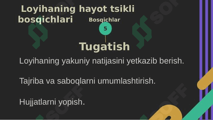 Loyihaning hayot sikli 6