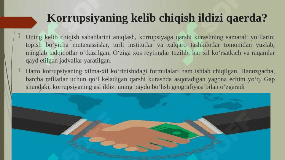 Korrupsiya tushunchasi va uning oqibatlari 6
