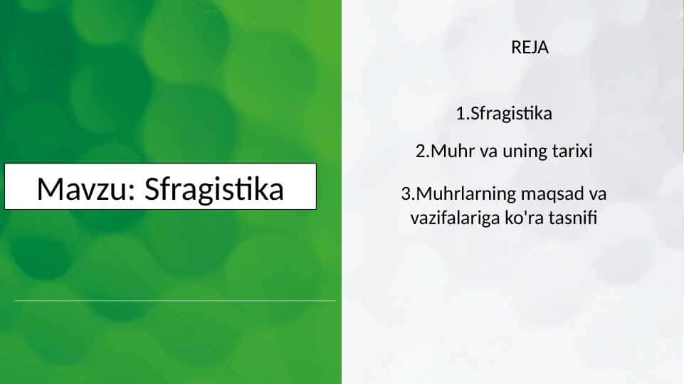 Sfragistika 1