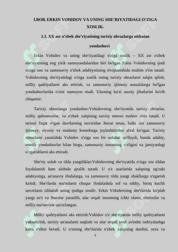 XX ASR OʻZBEK SHE'RIYATIDA TARIXIY OBRAZ TALQINLARI (ERKIN VOHIDOV IJODI MISOLIDA) 5