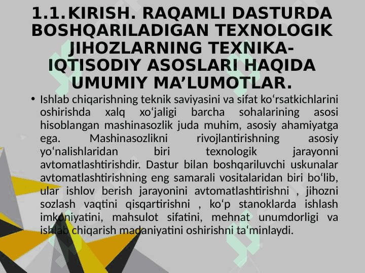 MASHINASOZLIK BO'YICHA MUTAXASSISLARNI TAYYORLASHDA FANNING O'RNI VA AHAMIYATI 4