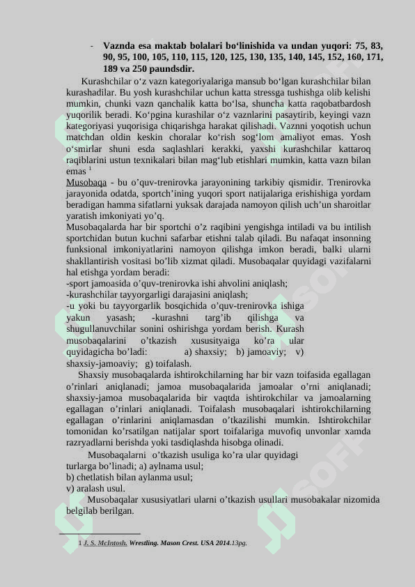 Kurash turlari bo’yicha musobaqa qoidalari va hakamlik qilish asoslari 2