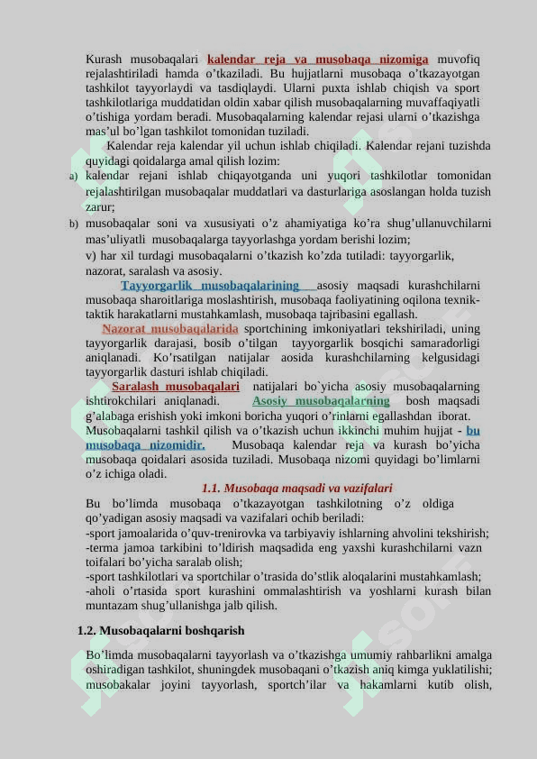 Kurash turlari bo’yicha musobaqa qoidalari va hakamlik qilish asoslari 3