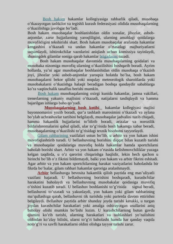 Kurash turlari bo’yicha musobaqa qoidalari va hakamlik qilish asoslari 5