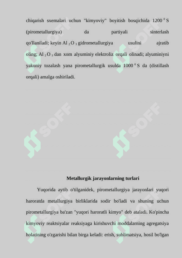 Metallurgik jarayonlarning turlari va ularning asosiy xarakteristikalari 4